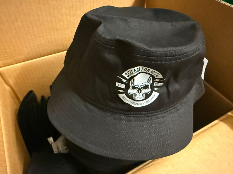 Fischerhut Metal von Scream For Metal mit Skull Logo