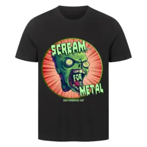 Scream For Metal Metal T-Shirt Herren Trasher Design
